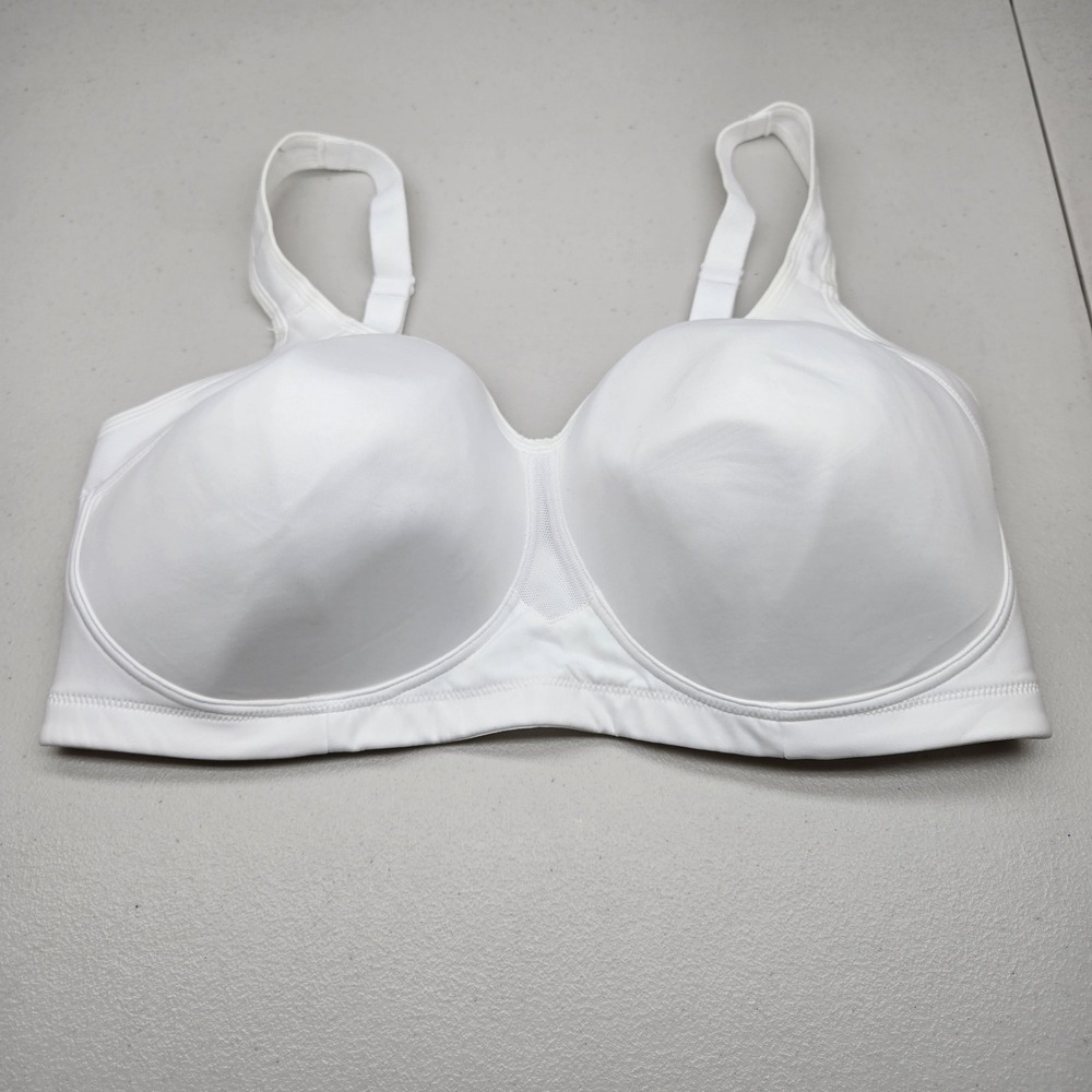 Vanity Fair Women Bra 38DDD White T Shirt Wireless Strap Adjustable